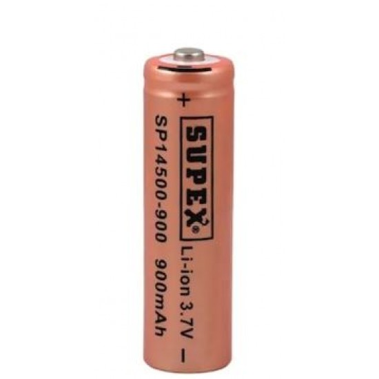 SUPEX SP14500-900S LİTYUM ION 3.7V 900MAH ŞARJ EDİLEBİLİR BAŞLIKLI PİL (81)