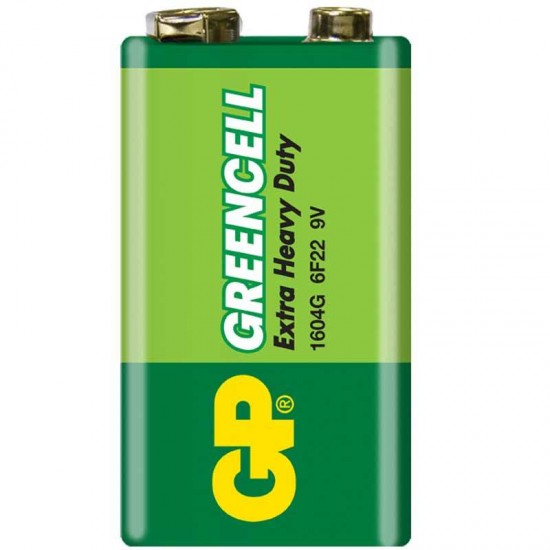 GP 1604G-B GREENCELL 9 VOLT PİL (10LU PAKET) (81)