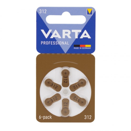 VARTA 312 NO KULAKLIK PİLİ 6LI PAKET (81)