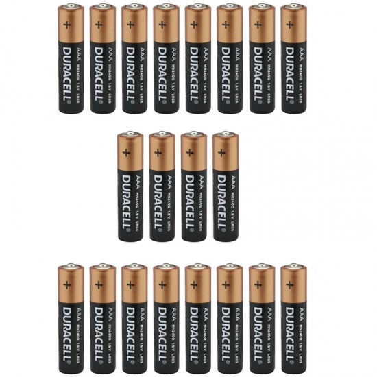 DURACELL LR03/MN2400 1.5V ALKALİN AAA İNCE KALEM PİL 20Lİ KARTELA PAKET FİYAT (2Lİ YIRTMALI) (81)