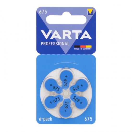 VARTA 675 NO KULAKLIK PİLİ 6LI PAKET (81)