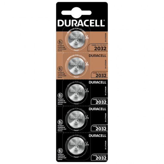 DURACELL 2032 PARA PİLİ 5Lİ KART (K246)