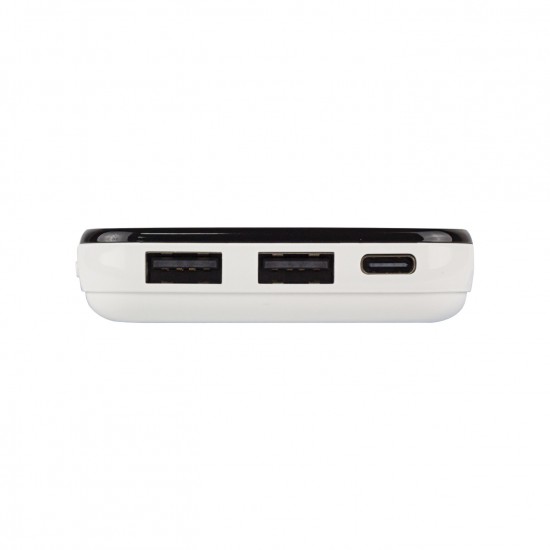 S-LINK IP-G2710 10000MAH POWERBANK 2 USB PORT BEYAZ LCD GÖSTERGELİ POWERBANK (81)