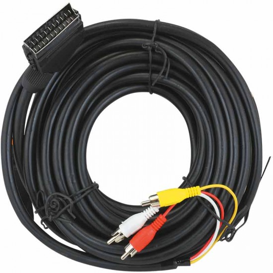 SCART 3RCA 10 METRE KABLO (81)