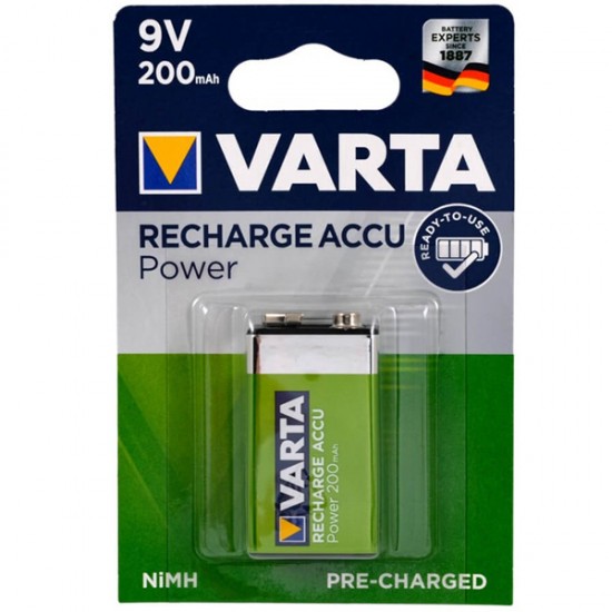 VARTA 9 VOLT 200 MAH ŞARJLI PİL (81)