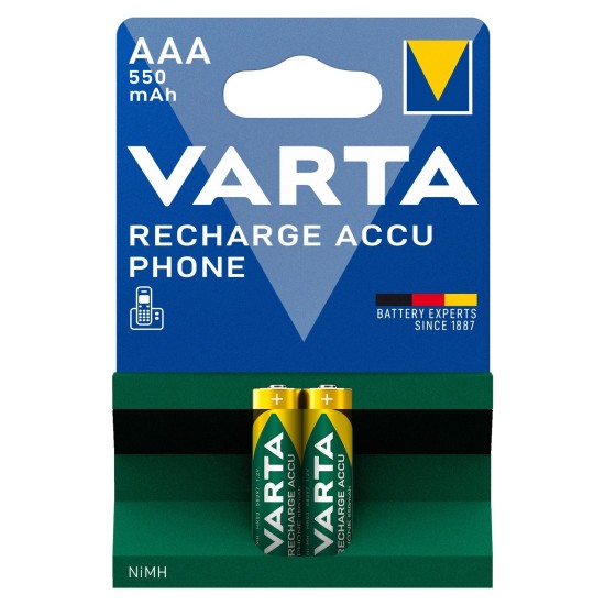 VARTA NI-MH 1.2V 550 MAH HR03 AAA ŞARJLI 2Lİ İNCE KALEM PİL (81)