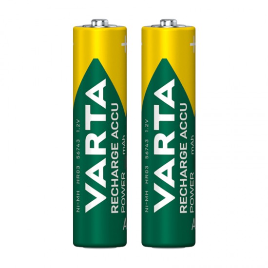 VARTA NI-MH 1.2V 800 MAH HR03 AAA ŞARJLI 2Lİ İNCE KALEM PİL (81)