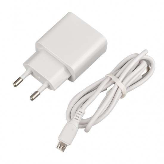 WK-21436 M7 2.1 AMPER ŞARJ BAŞLIK ADAPTÖRÜ + MICRO USB KABLO (NO:3) (81)