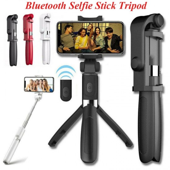 Selfie Stick L01 Bluetooth Kumandalı Selfie Çubuğu Tripod Monopod