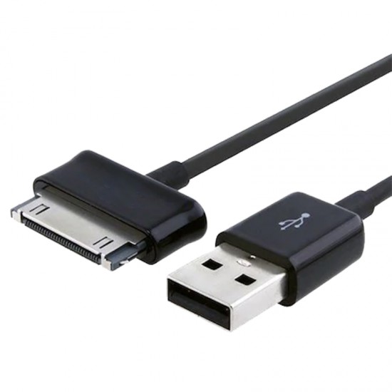 SAMSUNG TABLET DATA KABLOSU USB TO SAMSUNG 1 METRE SİYAH KABLO (81)