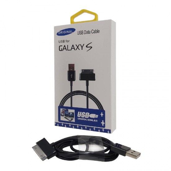 SAMSUNG TABLET DATA KABLOSU USB TO SAMSUNG 1 METRE SİYAH KABLO (81)