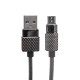 3 AMPER METAL YAYLI MICRO USB DATA VE ŞARJ KABLOSU 1 METRE (81)