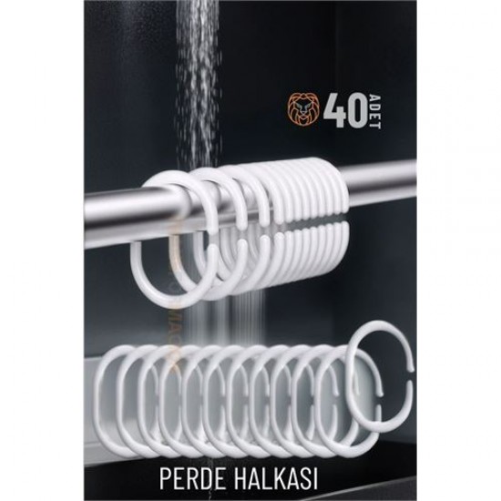 TransForMacion Banyo Perde Halkaları 40 ADET 719911