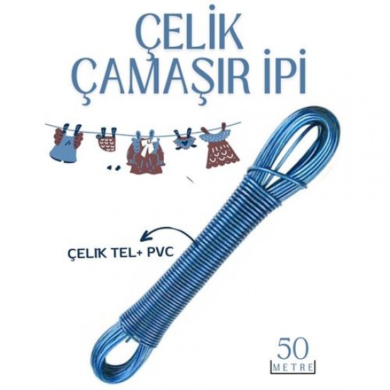 TransForMacion 50 mt Çelik Çamaşır İpi 718621