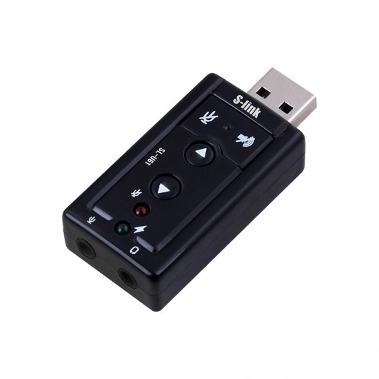 S-LINK SL-U61 USB SES KARTI 2.0 ÇEVİRİCİ ADAPTÖR (81)