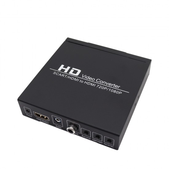 ADAPTÖRLÜ SCART-HDMI TO HDMI ÇEVİRİCİ DÖNÜŞTÜRÜCÜ CONVERTER (81)