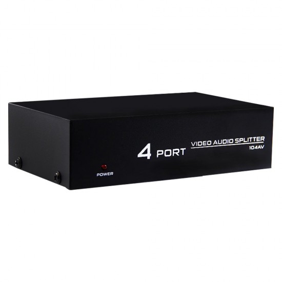 4 PORT VIDEO AUDIO SPLITTER DAĞITICI (81)