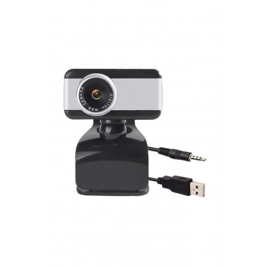 TAK ÇALIŞTIR 2 MP MİKROFONLU 480P USB WEBCAM PC KAMERA (4251)