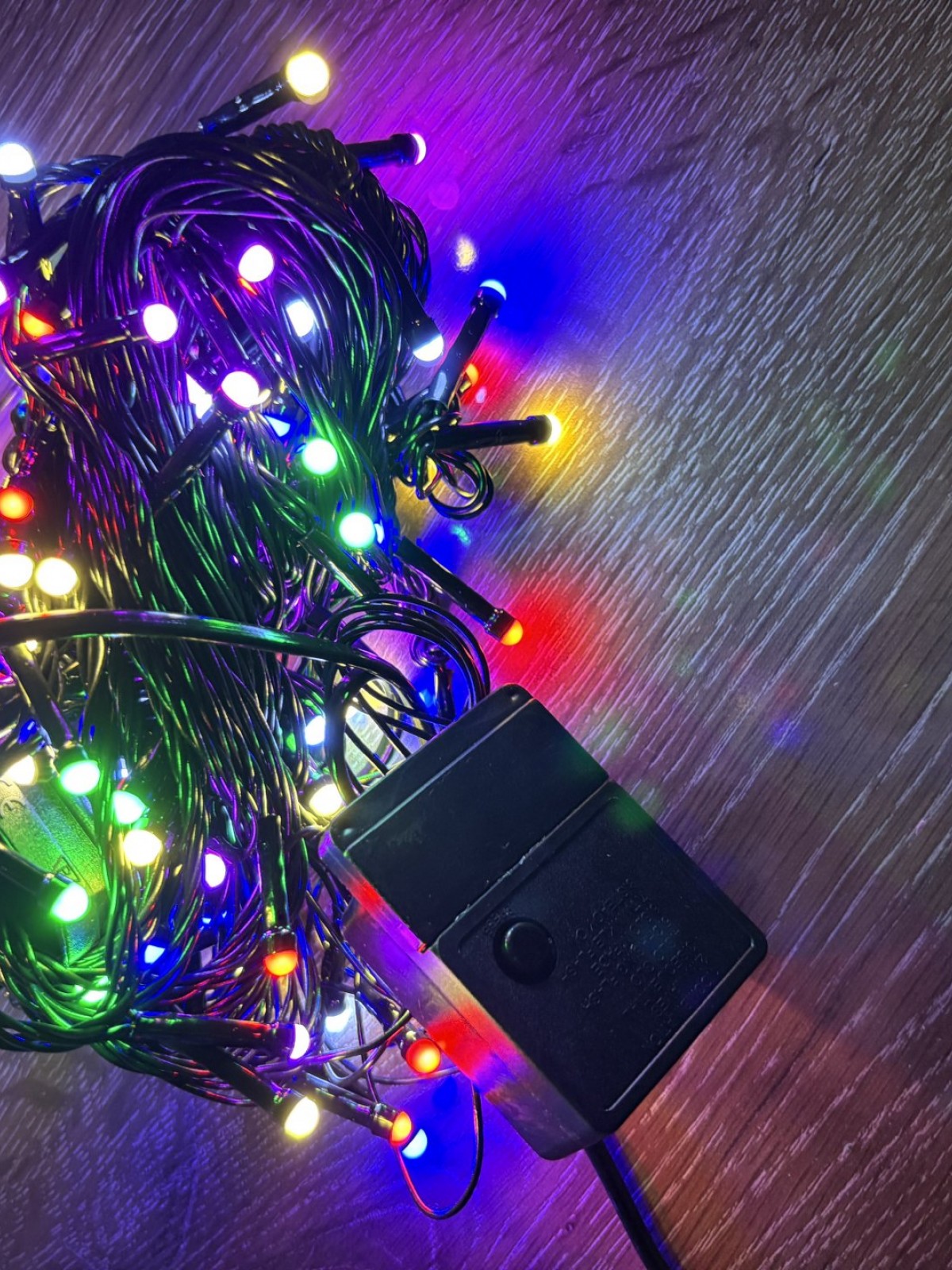 10m 100 Led Damla Uçlu Rgb Işık Siyah Kablo Mz-17-2