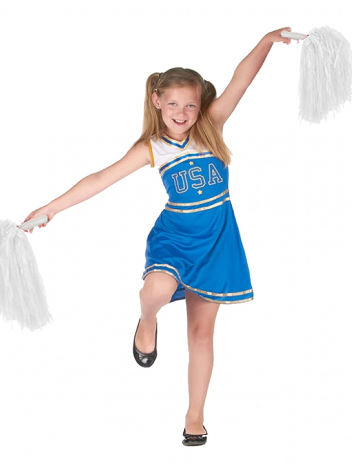 1 Çift ( 2 Adet ) Beyaz Renk 23 Nisan Gösteri Ponponu