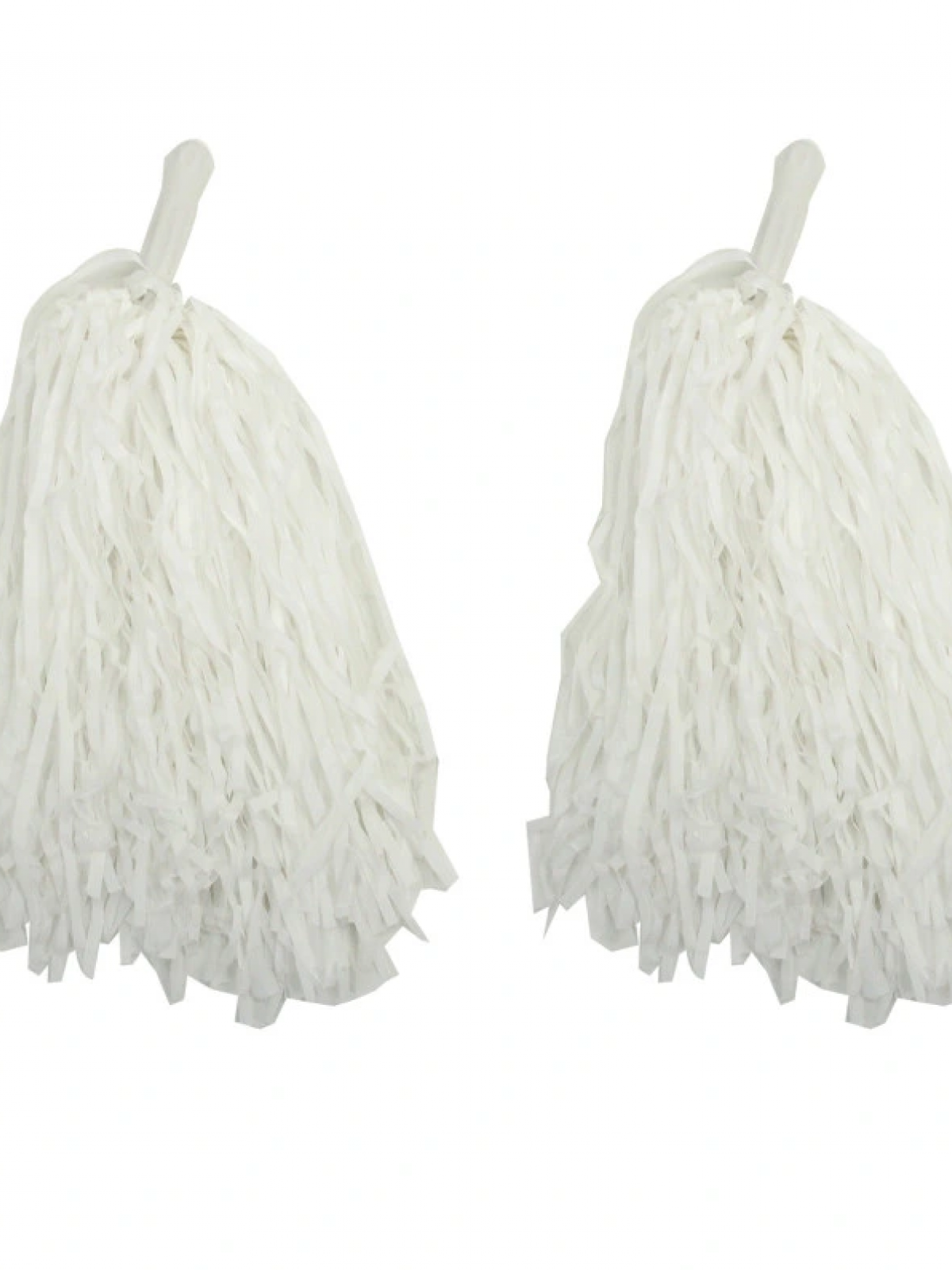 1 Çift ( 2 Adet ) Beyaz Renk 23 Nisan Gösteri Ponponu