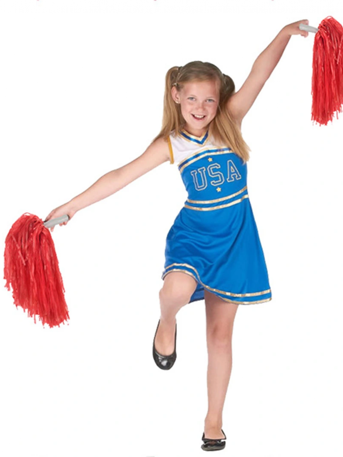 1 Çift ( 2 Adet ) Kırmızı Renk 23 Nisan Gösteri Ponponu