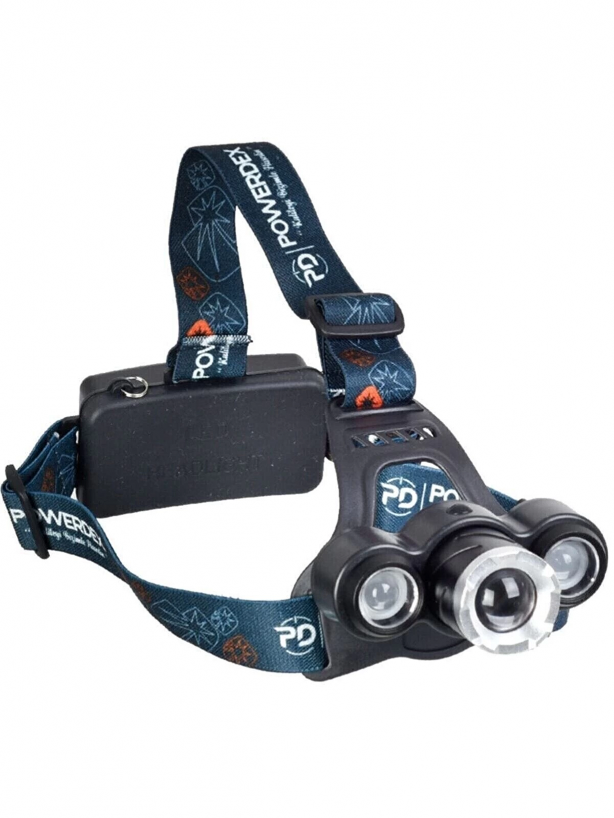 10 W Şarjlı Metal Yağmur Suyu Geçirmez Kafa Lambası - Feneri