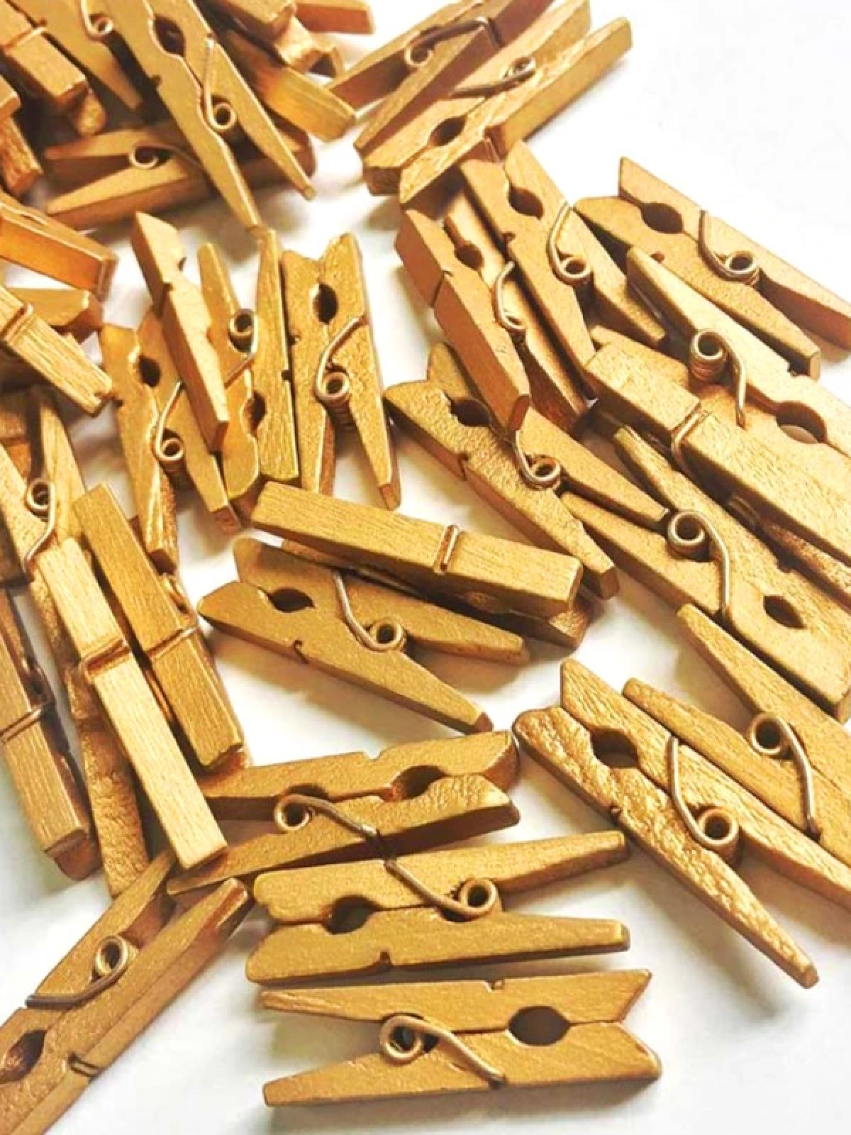 100'lü Gold Ahşap Mandal 2.5cm (10'lu Paket-1000 Adet)