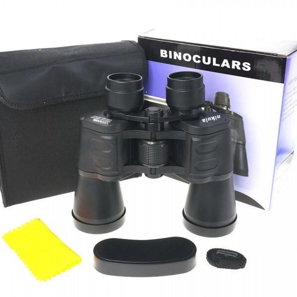 100x100 Kauçuk Kaplamalı Mavı Cam Mercekli Dürbün 56m/1000m Kod 90