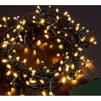 10m 100 Led Boncuk Lamba Gün Işığı Siyah Kablo Mz-18-4