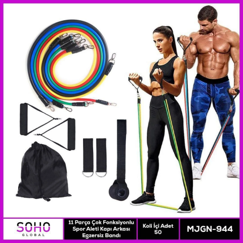 11 Parça Çok Fonksiyonlu Spor Aleti