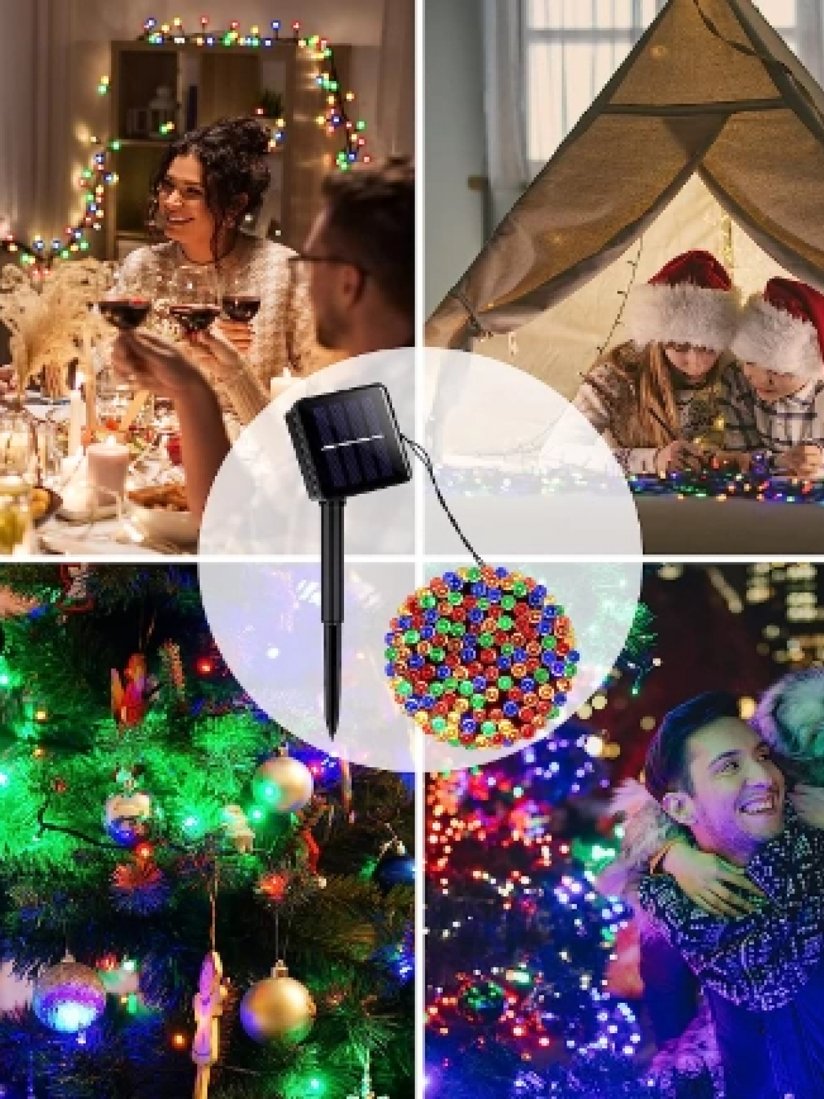 11m 100 Led Rgb Solar Mz-322