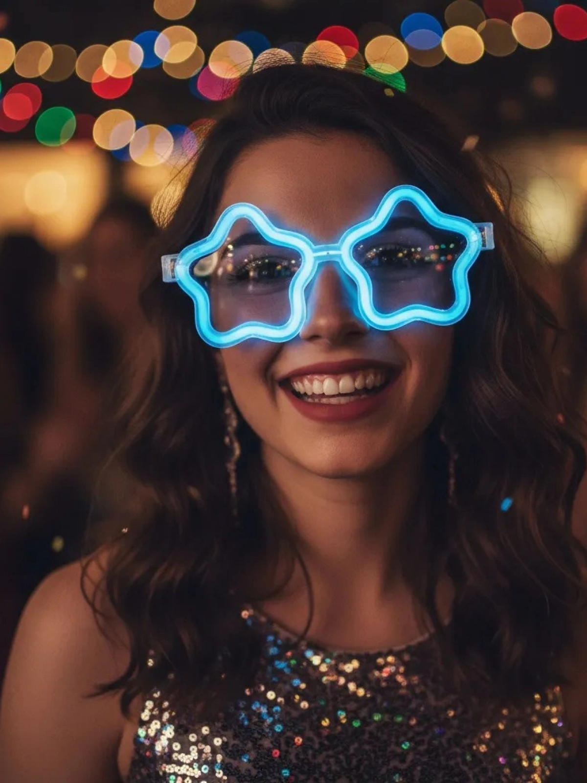 12 Adet Yıldız Glow Gözlük – Glow Partisi Ve Etkinlik İçin