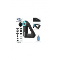 12 Başlıklı Profesyonel Masaj Sı Sporcu Masaj Aleti Seti  6 Hızlı Şarjlı Masaj