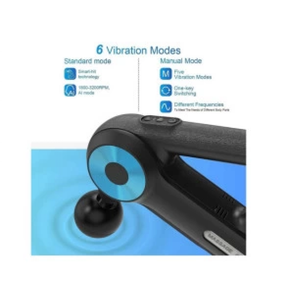 12 Başlıklı Profesyonel Masaj Sı Sporcu Masaj Aleti Seti  6 Hızlı Şarjlı Masaj