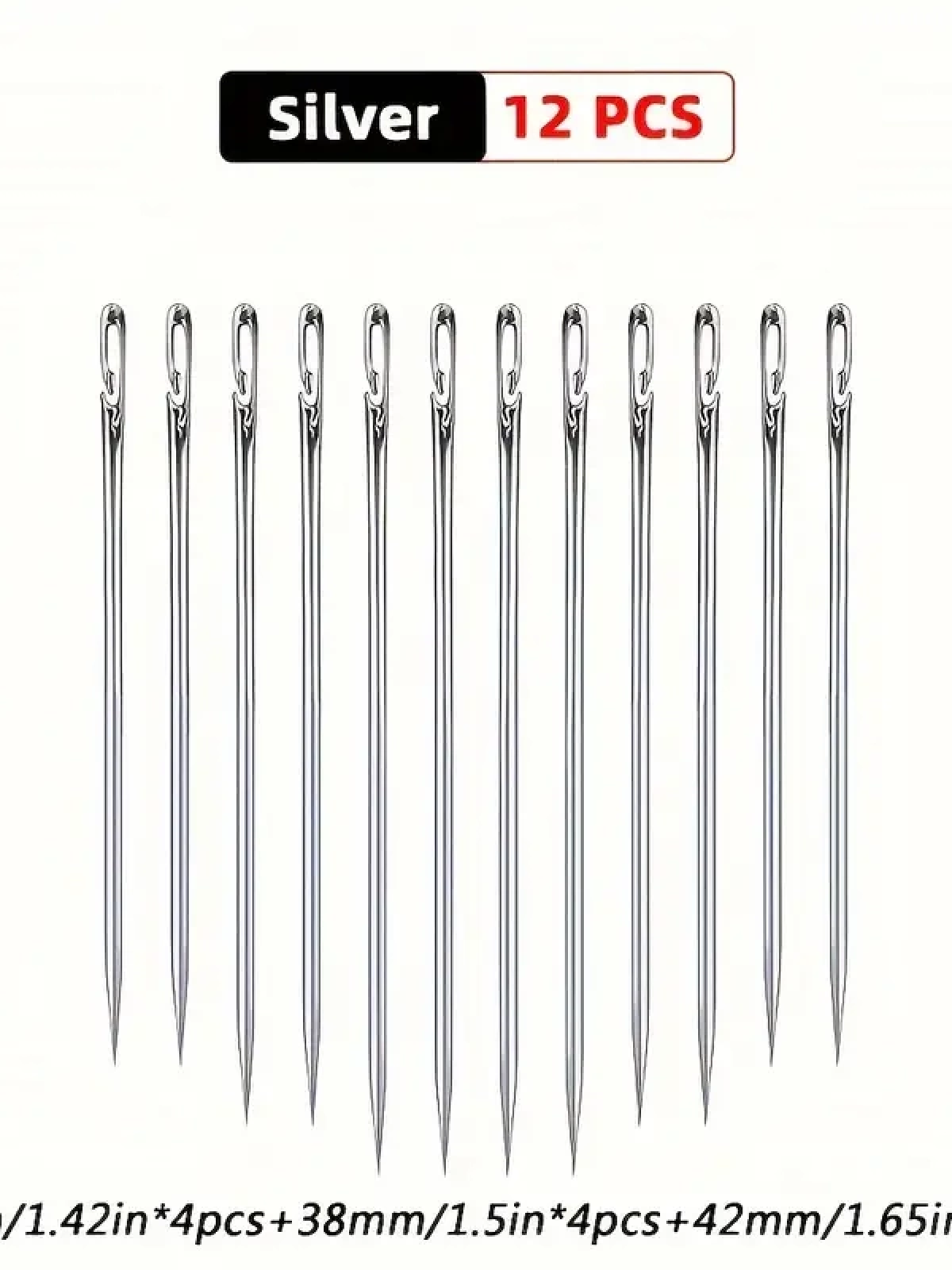 12 Kolay İplik Geçirilen İğne Seti