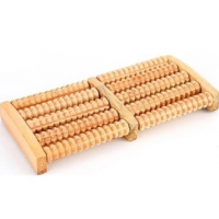 12 Silindirli Ahşap Ayak Masaj Aleti Mz-511a