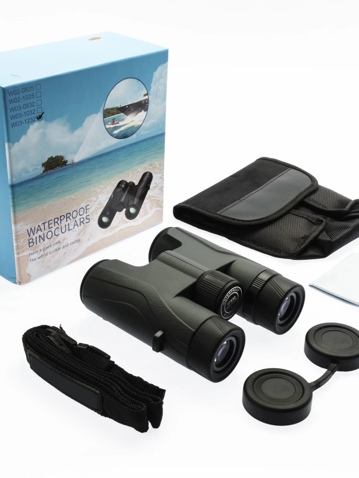 12x32 Compact Su Geçirmez Avcılık Spor Kuş Gözetleme Yüksek Kaliteli Dürbün