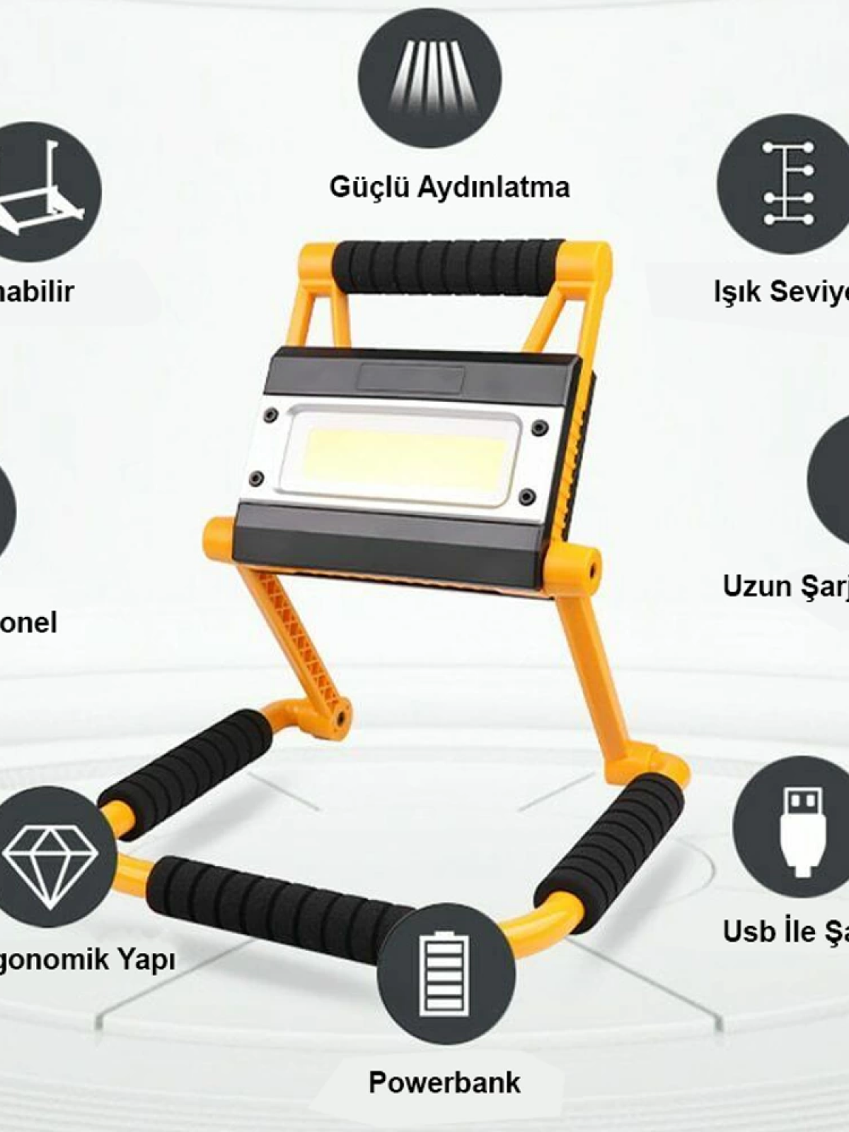 1300 Lümen Güçlü Aydınlatma Wt-328