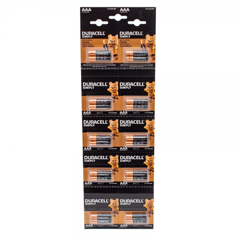 1.5v İnce Aaa 20'li Alkalin Pil Lr03/mn20