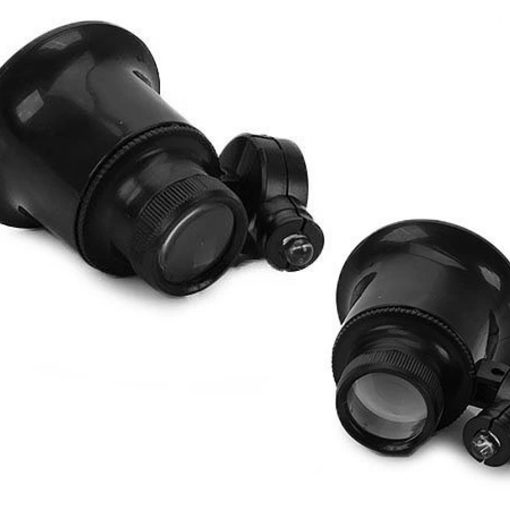 20x Büyütmeli,saat,takı Onarım Için Cam Lensli Optik Işıklı  Göz Büyüteçmg13b9a