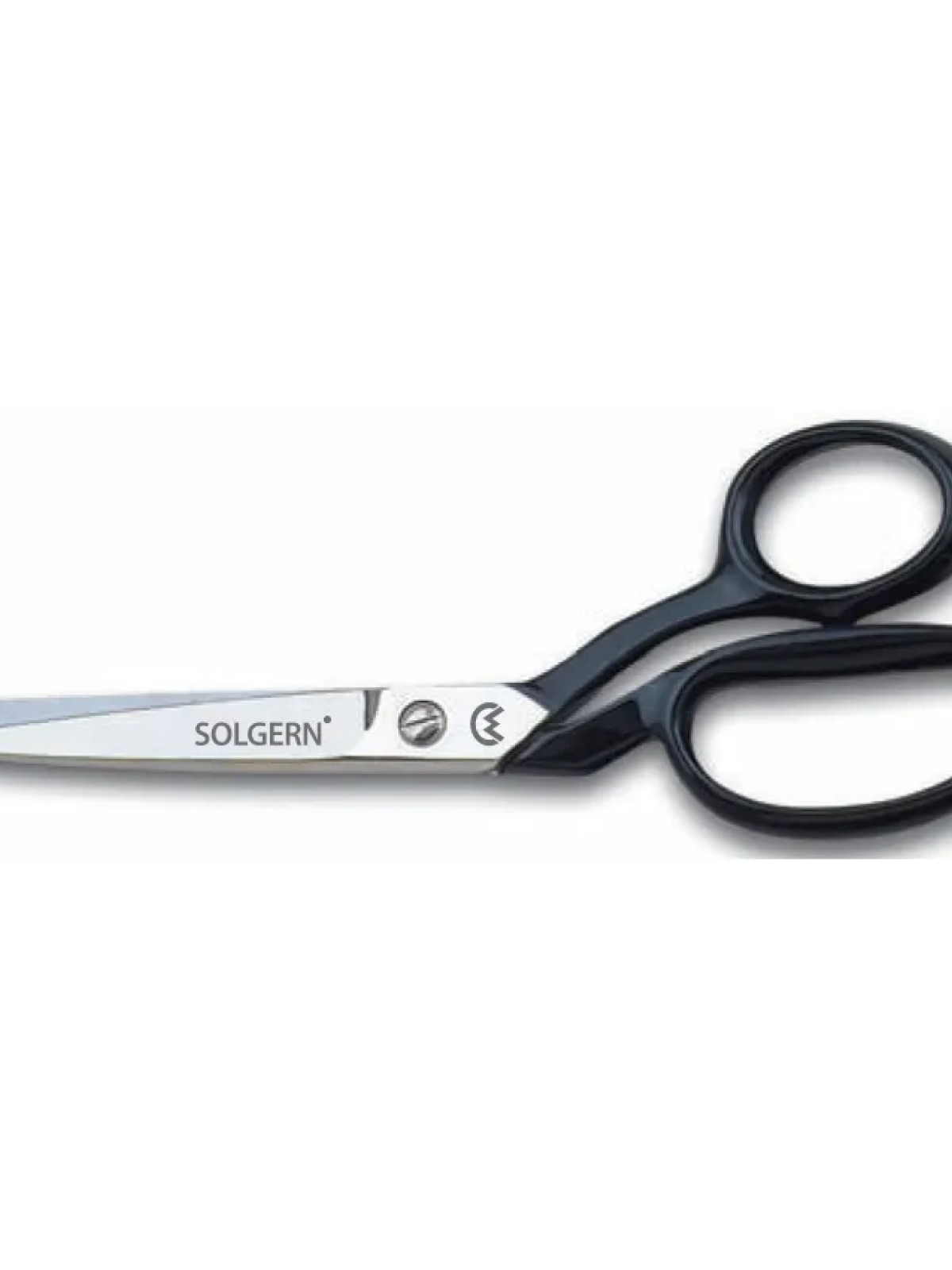 232-8 Tekstil / Yatık Regula Makası No: 8 İnç / 20,32 Cm - Nikel Kaplama, Siyah Saplı