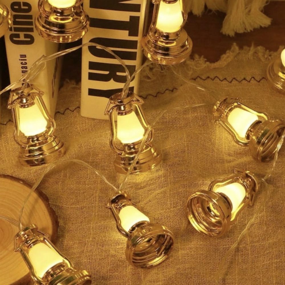 2m 10 Led Ramazan Kandili Led Işık Mz-309