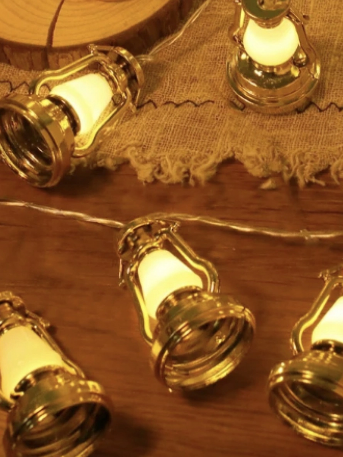 2m 10 Led Ramazan Kandili Led Işık Mz-309