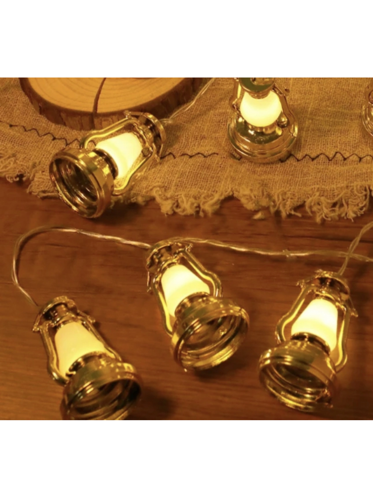 2m 10 Led Ramazan Kandili Led Işık Mz-309