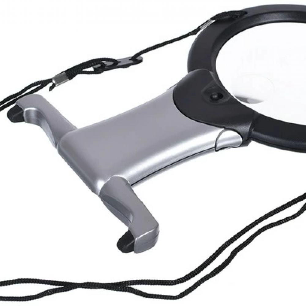 2x 6x Led Eller Serbest,boyun Asılı,dıkış,okuma İçin En Uygun Büyüteç 11b1