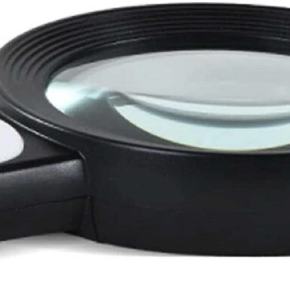 30x 12ışıklı Büyüteç Taşınabilir Çıft Katmanlı Optik Cam Okuma Büyüteç 229018