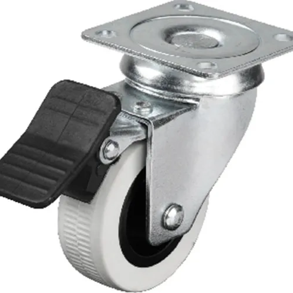 334 - 50x20 Mm Çift Bilyalı Tablalı Frenli Teker 4 Adet