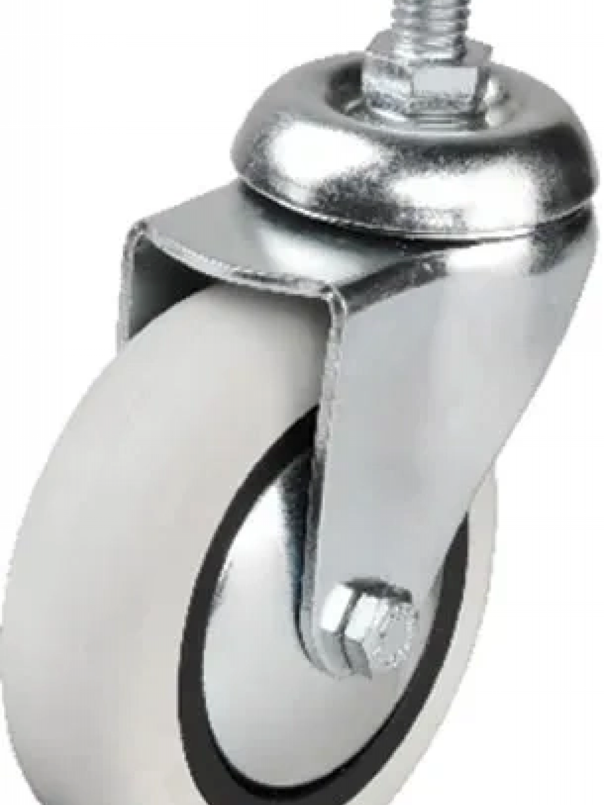 352 - 75x25 Mm Pvc Makaralı Vidalı Teker 4 Adet