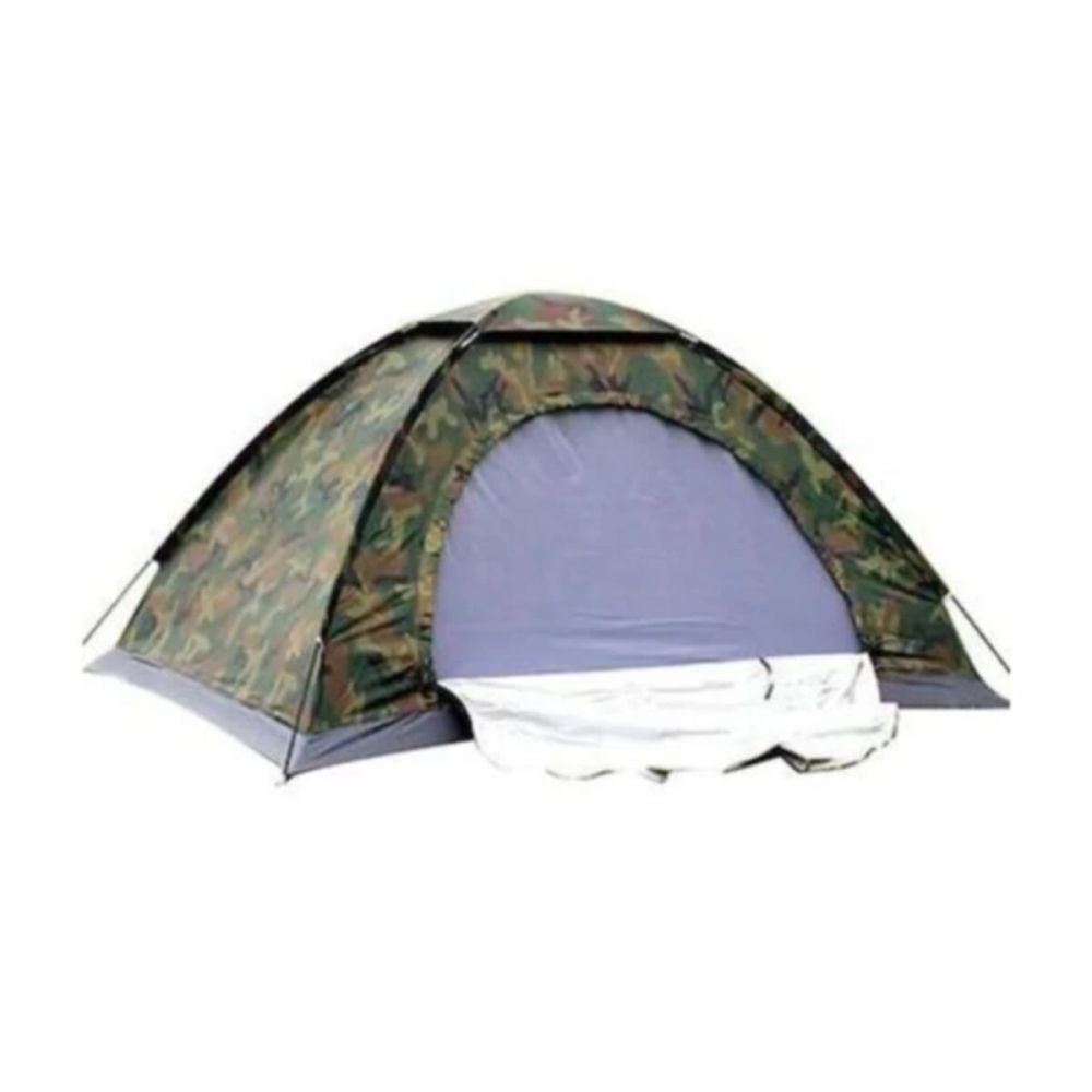 4 Kişilik Kamuflaj Desenli Kolay Kurulumlu Kamp Çadırı